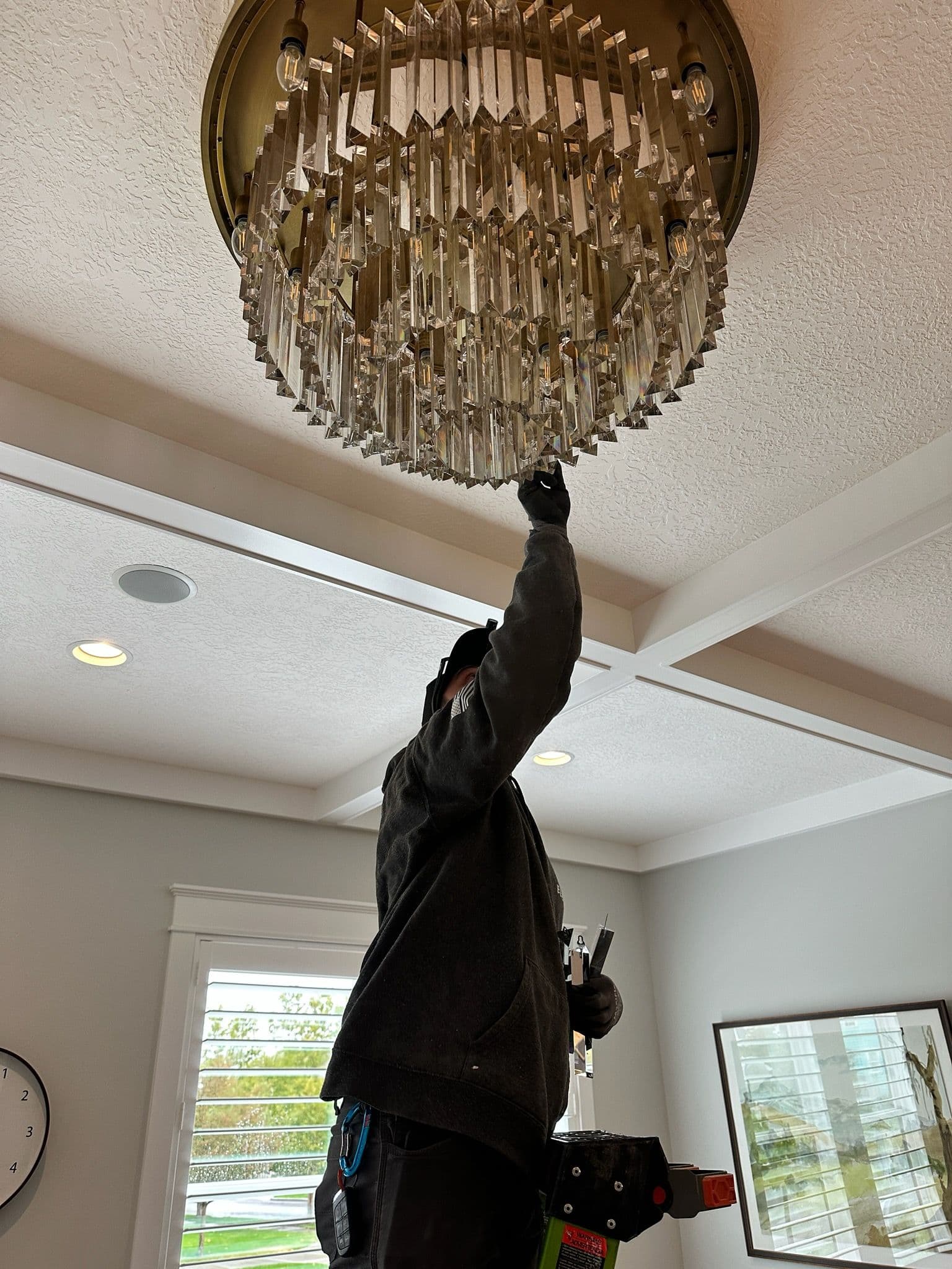 Project Chandelier Installation in South Jordan image