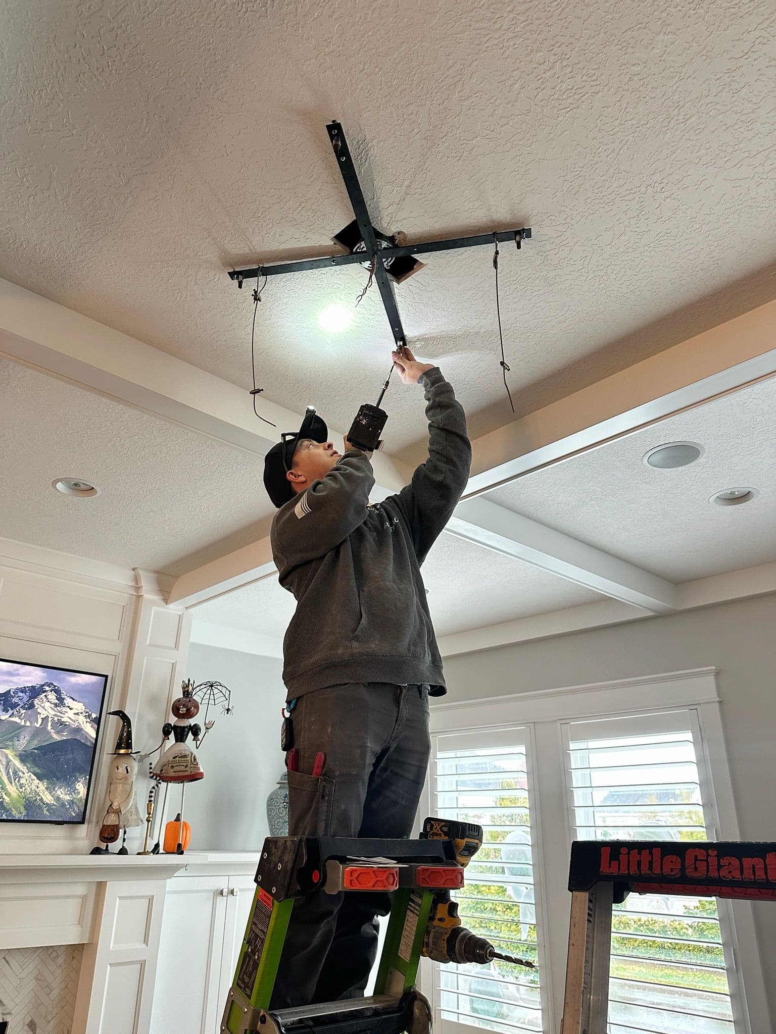 Custom Light Fixture Installation in Daybreak image