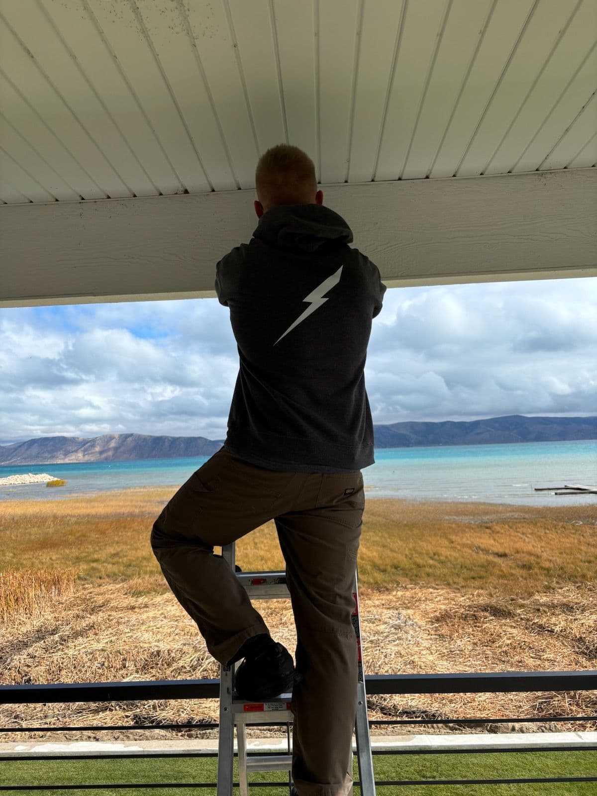 Soffit Receptacle Installation in Scenic Garden City